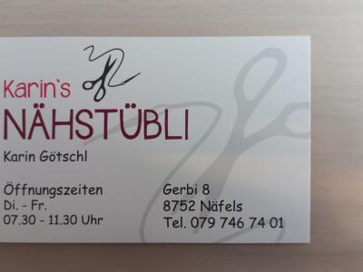 Karins Nähstübli - Upcycling-Mode in Glarus
