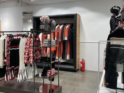 BOSS Pop-Up Outlet - Upcycling-Mode in Graubünden