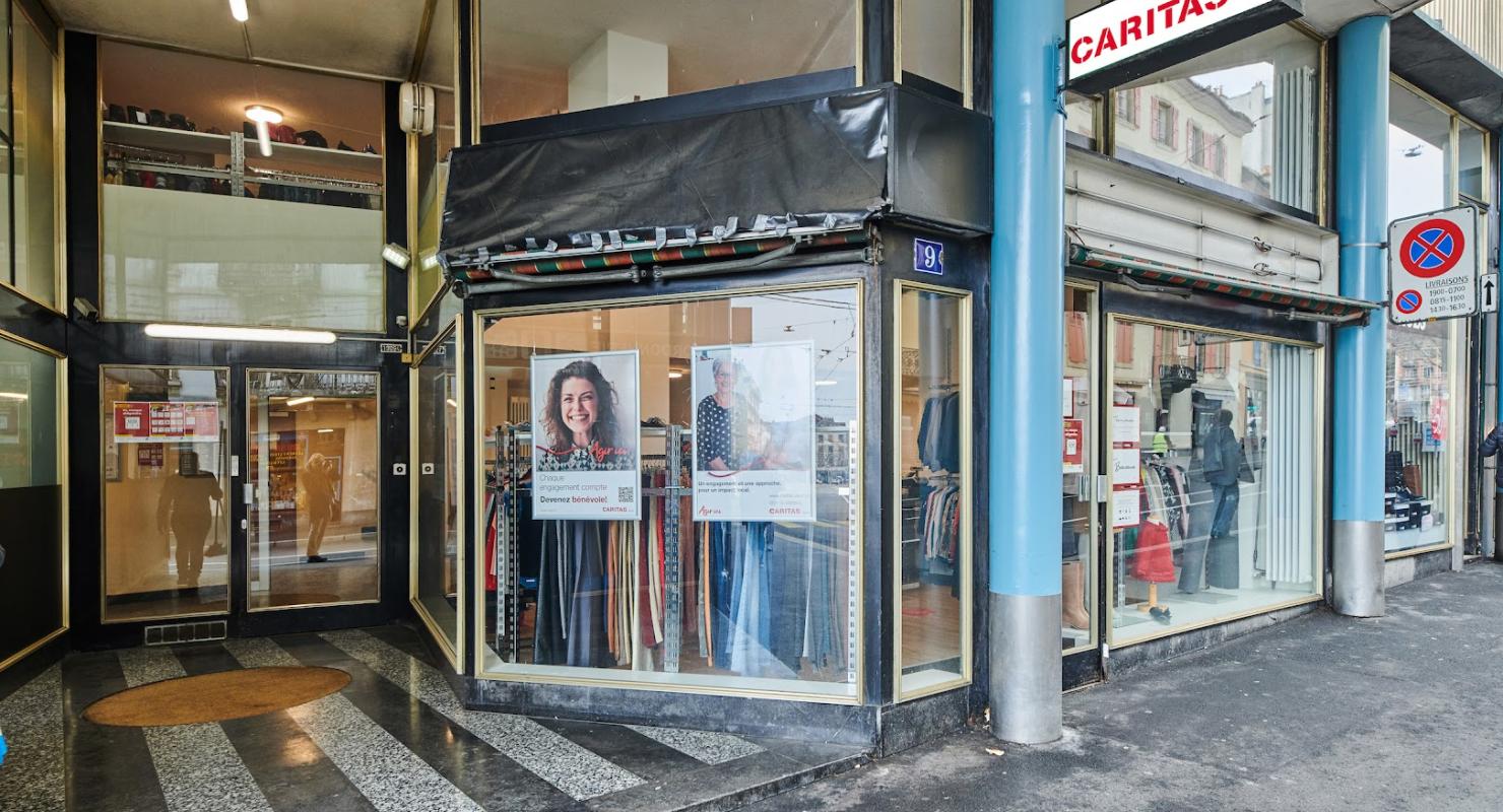 Boutique de seconde main - Caritas Vaud - Second-Hand-Kleidung in Waadt