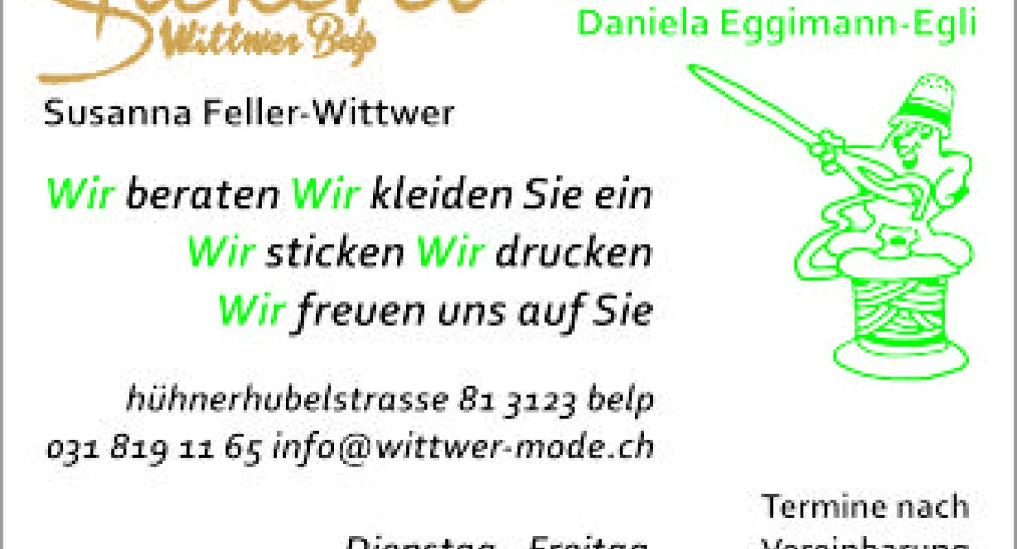 Wittwer Mode GmbH - Riparazione e modifica in Berna