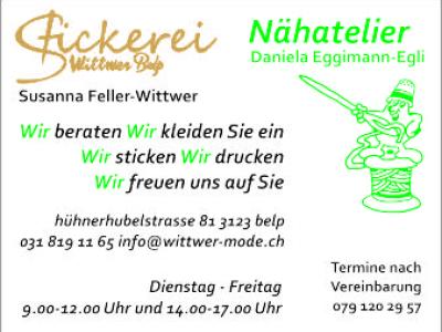 Wittwer Mode GmbH - Reparatur & Änderung in Bern