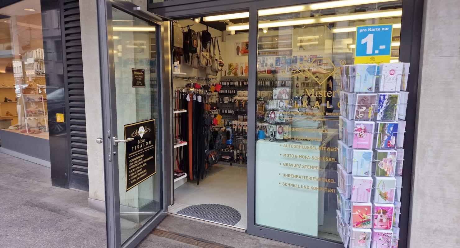 Mister Tikalon Schuh&schlüsselservice - Second-Hand-Kleidung in Zürich